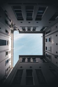 Low angle view of buildings against sky