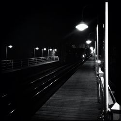 Street light at night