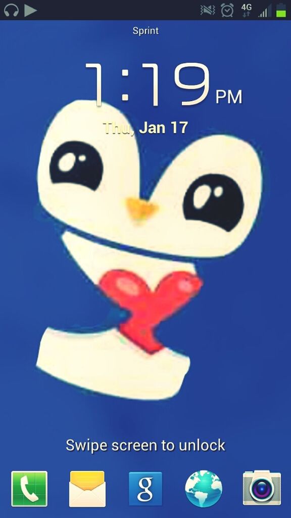 My background lock screen ♥ > yours. 