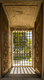 Interior of abandoned building