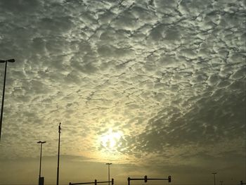 Low angle view of storm clouds in sky