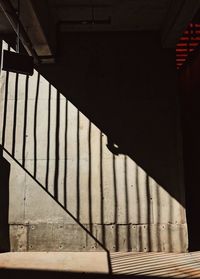 Low angle view of staircase in building