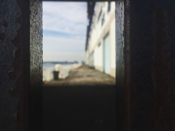 Close up of built structure
