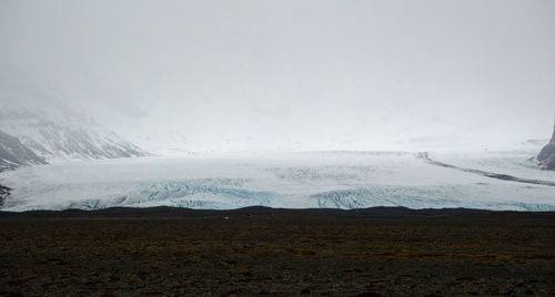 Snow covered landscape