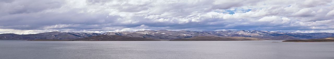 Strawberry reservoir bay in fall highway 40 daniels summit heber duchesne uintah basin utah usa.