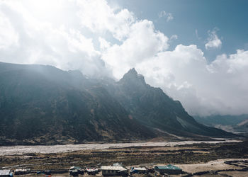 Scenic view of landscape against sky