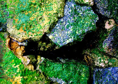 Rocks in pond