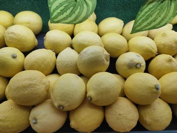 Full frame shot of fruits for sale in market