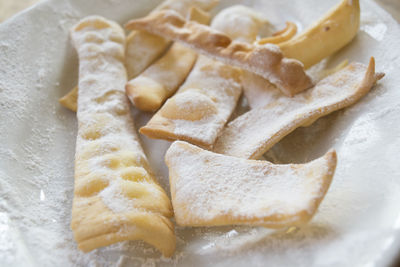 Close-up of bread on plate