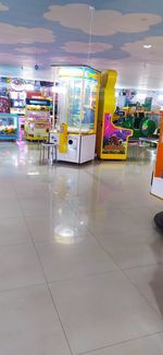 Interior of shopping mall