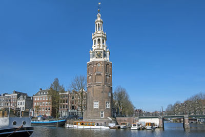  view on the water tower in amsterdam the netherlands