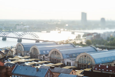 View of cityscape against sky