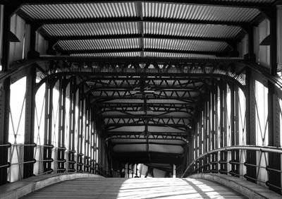 Corridor of bridge