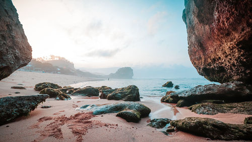 Panoramic view of sea against sky