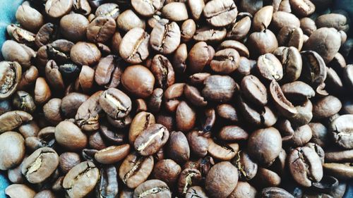 Full frame shot of coffee beans