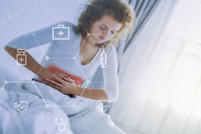 Young woman using mobile phone