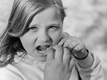 Close-up of girl 