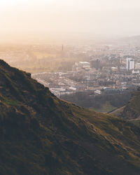 Aerial view of city