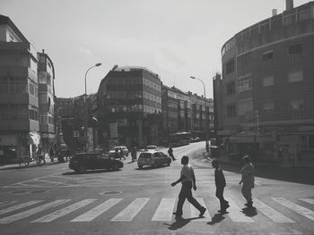 View of city street