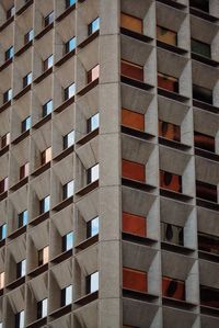 Full frame shot of modern building