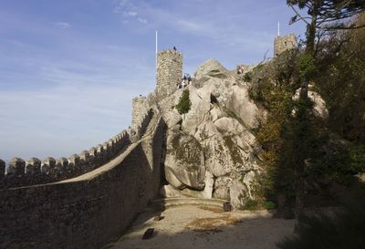 Panoramic view of historic building against sky