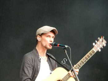 Close-up of young man