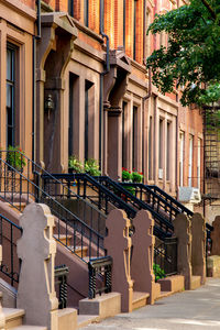 Exterior of historic building in city