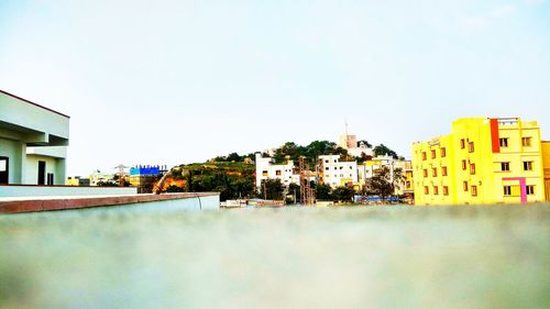 Buildings against sky in city