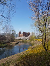 Buildings at waterfront