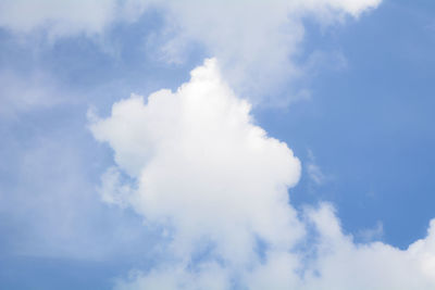 Low angle view of clouds in sky