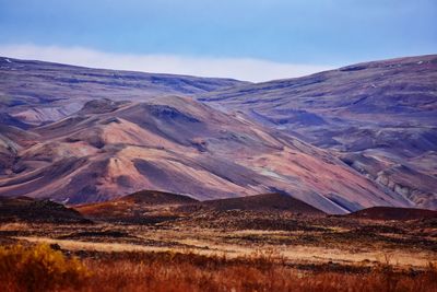 Autumn landscape in iceland