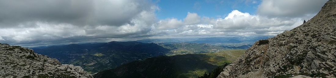 Panoramic view of landscape against sky