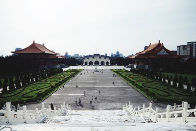 View of historical building in city