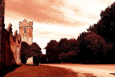 Castle against clear sky