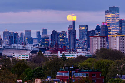 Cityscape against sky