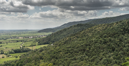 Scenic view of landscape against sky