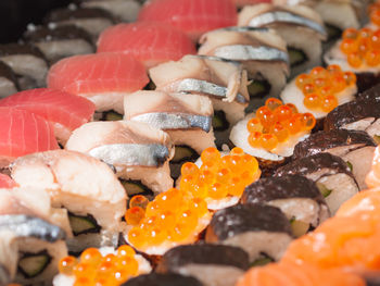 Close-up of sushi