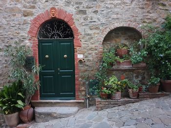 Entrance of old building