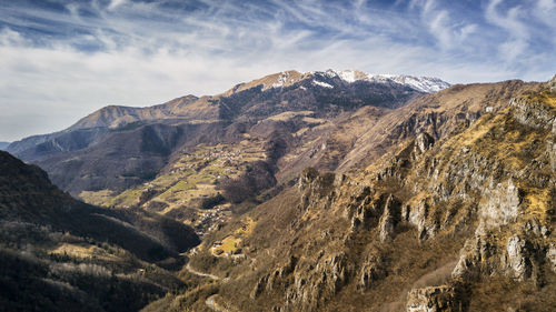 Panoramic view of landscape against sky