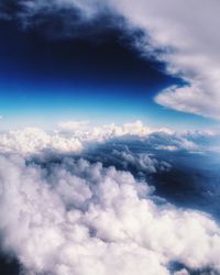 Low angle view of clouds in sky