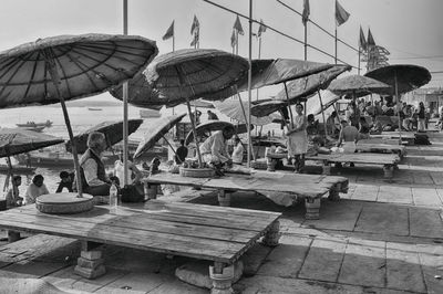 Group of people on the beach