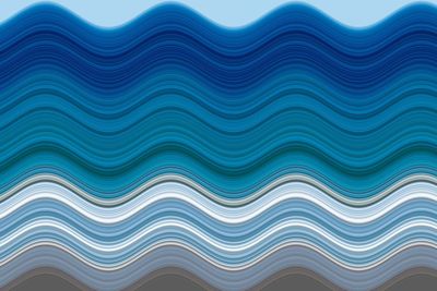 Digital composite image of colorful wave pattern