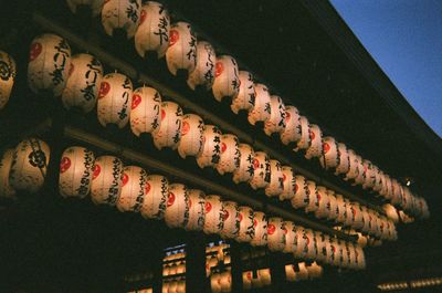 Low angle view of ceiling