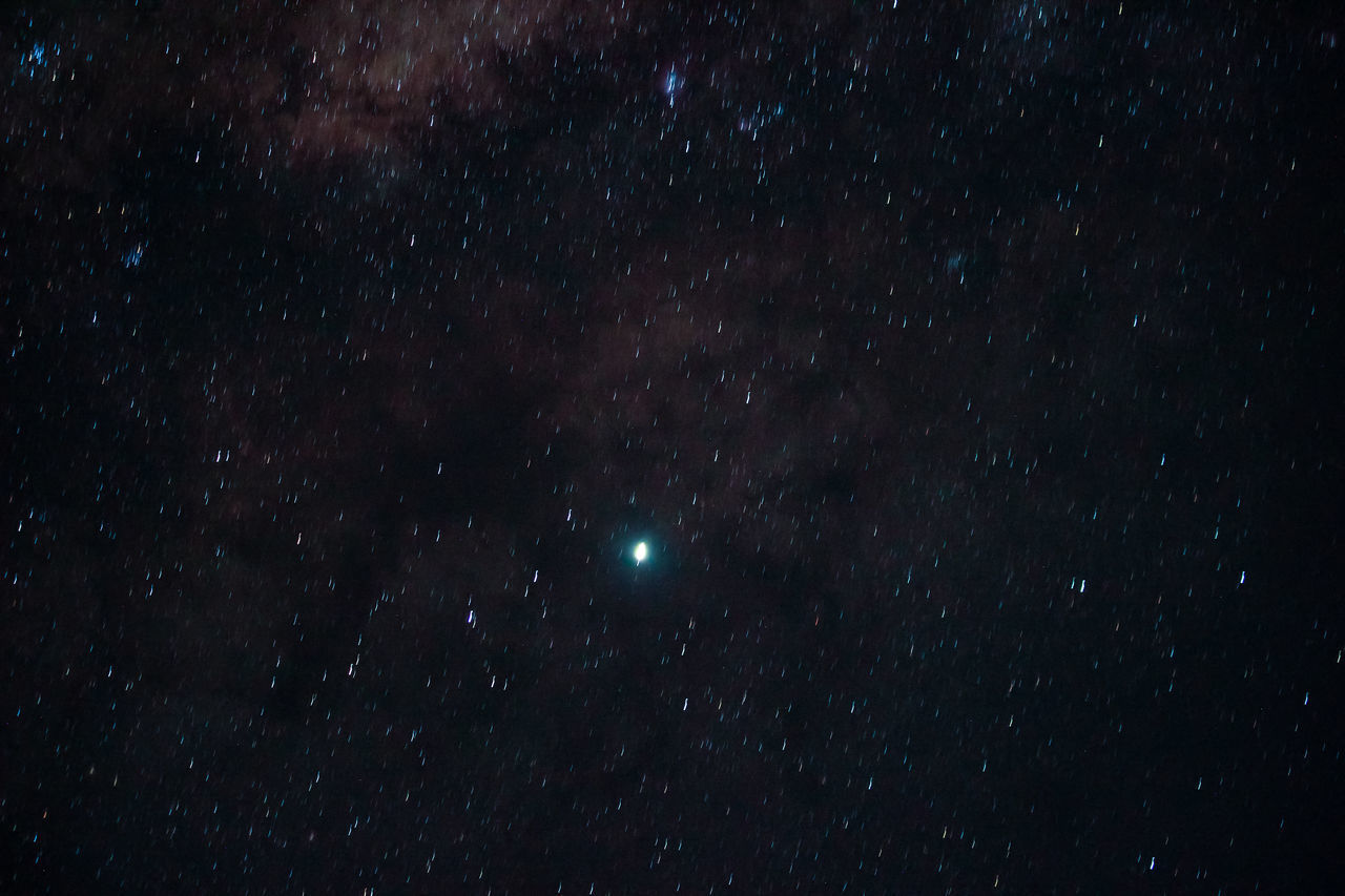 FULL FRAME SHOT OF STARS IN SKY AT NIGHT