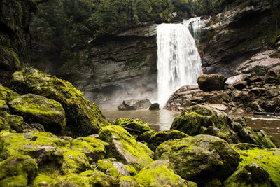 View of waterfall