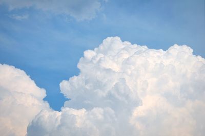 Low angle view of clouds in sky