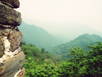 Scenic view of mountains