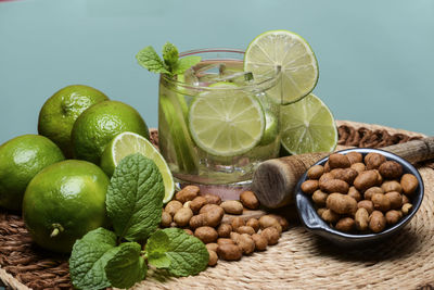 Fresh fruits in container