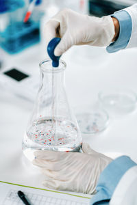 Microplastic pollution, water quality laboratory