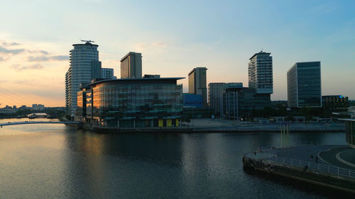 View of city at waterfront